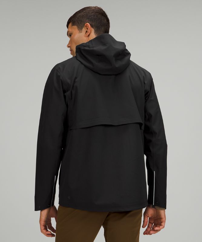 Chamarras Lululemon Outpour StretchSeal Hombre Negros | 56401-RESK