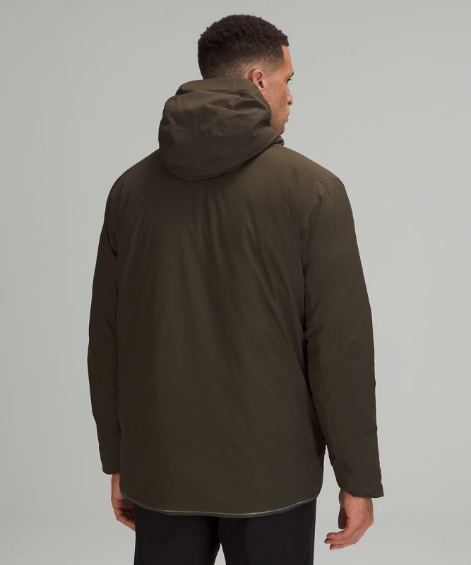 Chamarras Lululemon Pinnacle Warmth Hombre Verde Oliva Oscuro | 28367-JSCK