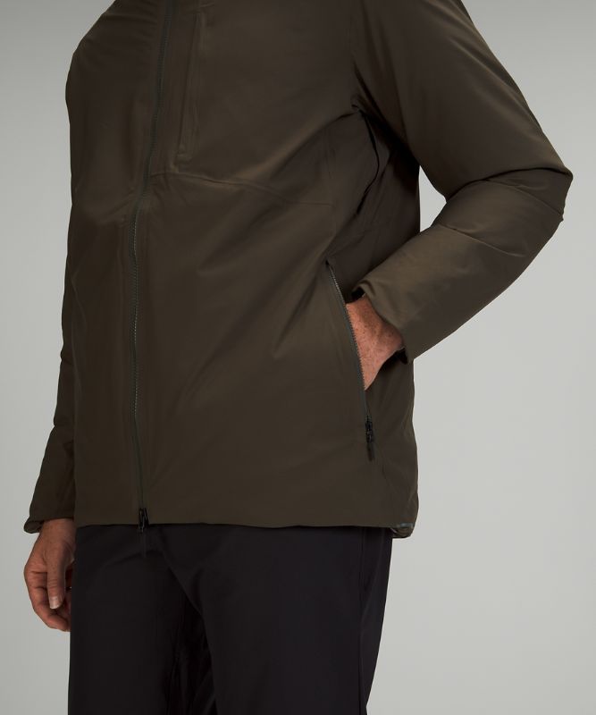 Chamarras Lululemon Pinnacle Warmth Hombre Verde Oliva Oscuro | 28367-JSCK