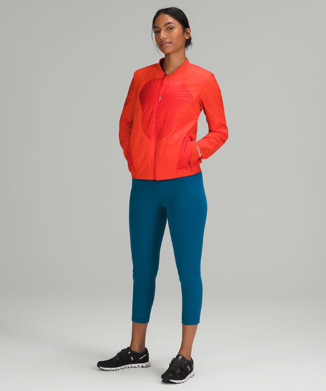 Chamarras Lululemon Polar Pace Run Mujer Rojos | 91403-JFBH