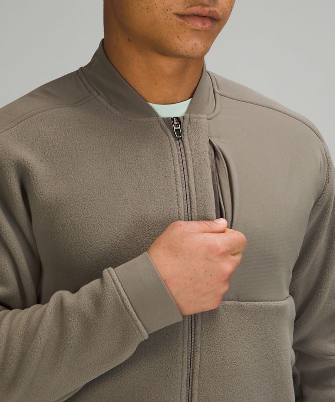 Chamarras Lululemon Thick Fleece Bomber Hombre Rover | 94705-WNGJ