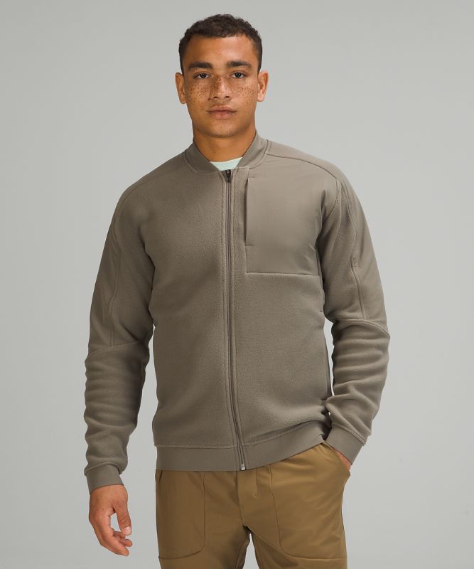 Chamarras Lululemon Thick Fleece Bomber Hombre Rover | 94705-WNGJ