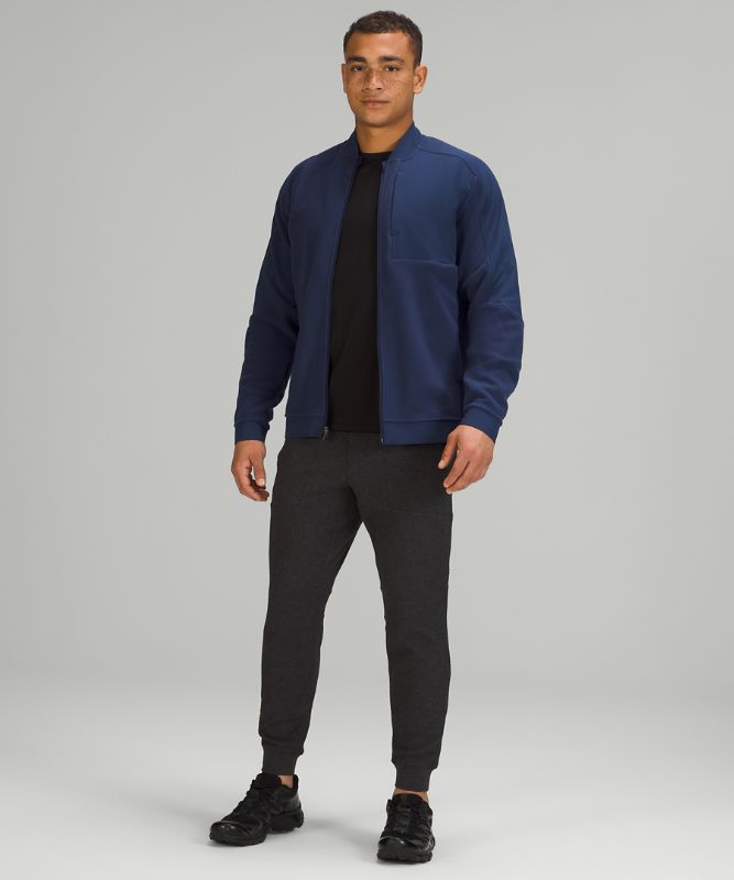 Chamarras Lululemon Thick Fleece Bomber Hombre Night Sea | 28351-INPM