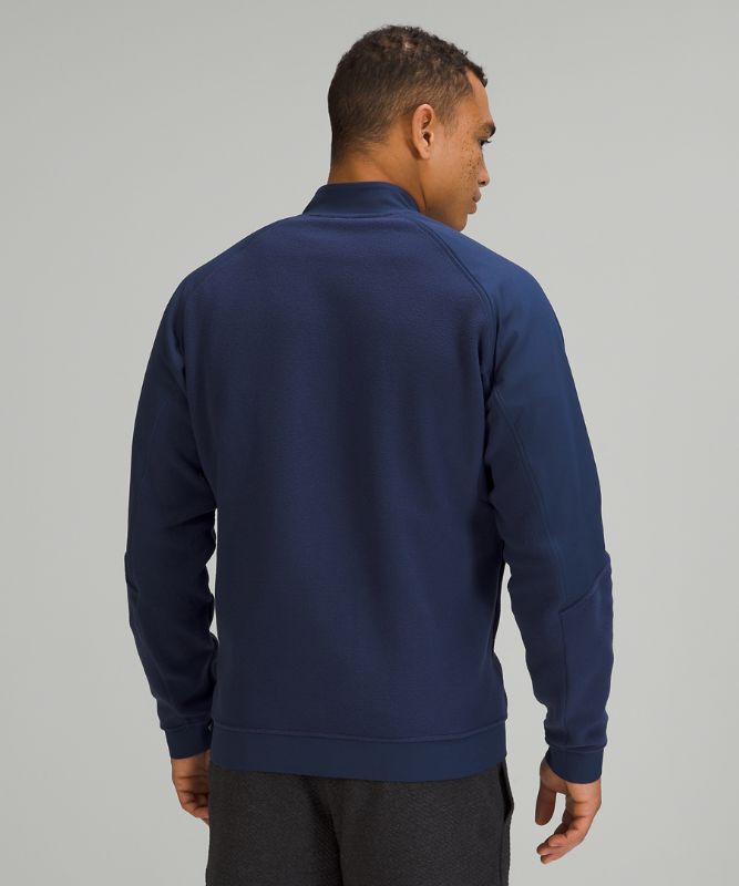 Chamarras Lululemon Thick Fleece Bomber Hombre Night Sea | 28351-INPM