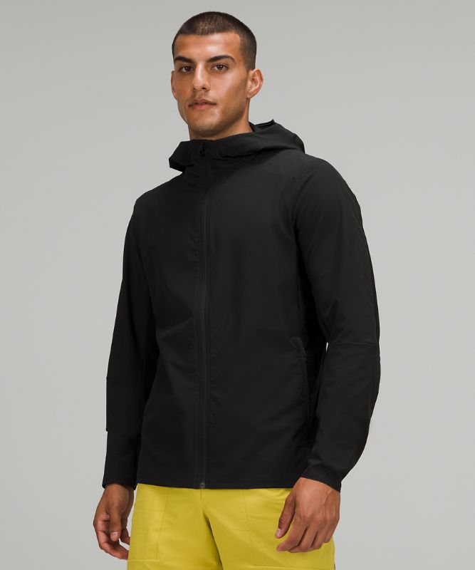 Chamarras Lululemon Warp Light Packable Hombre Negros | 53096-ICNV