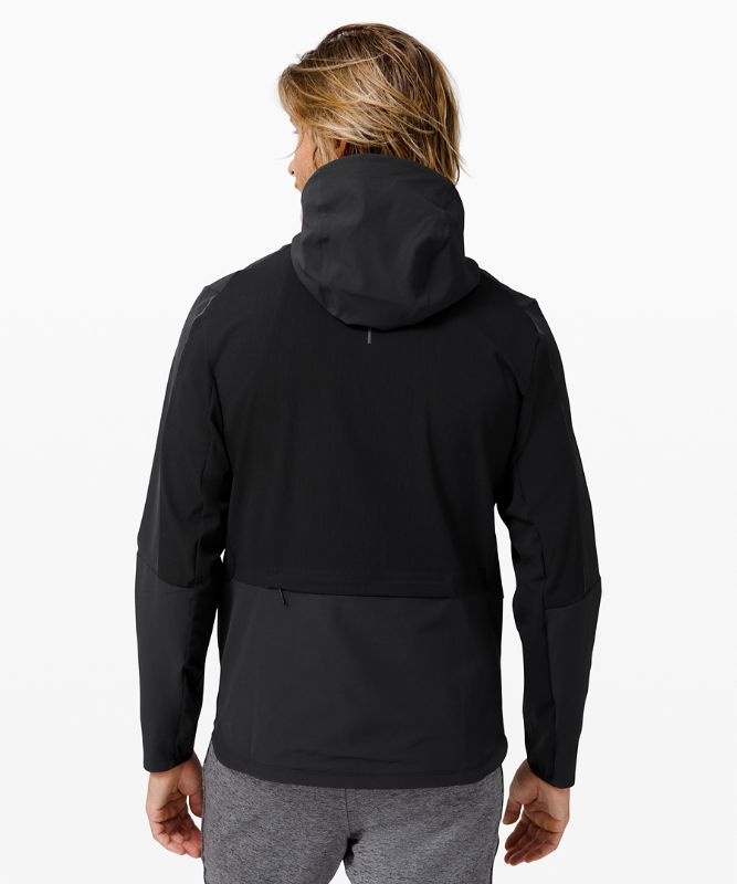 Chamarras Lululemon Warp Lite Packable Hombre Negros | 76401-KBER