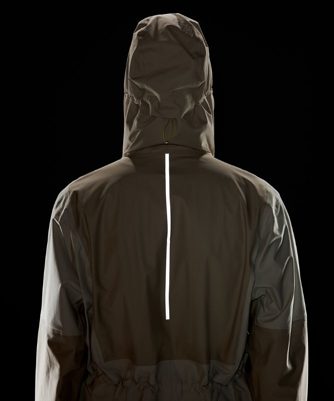 Chamarras Lululemon lululemon lab Waterproof Parka Hombre Beige Blancos | 70352-JRIB