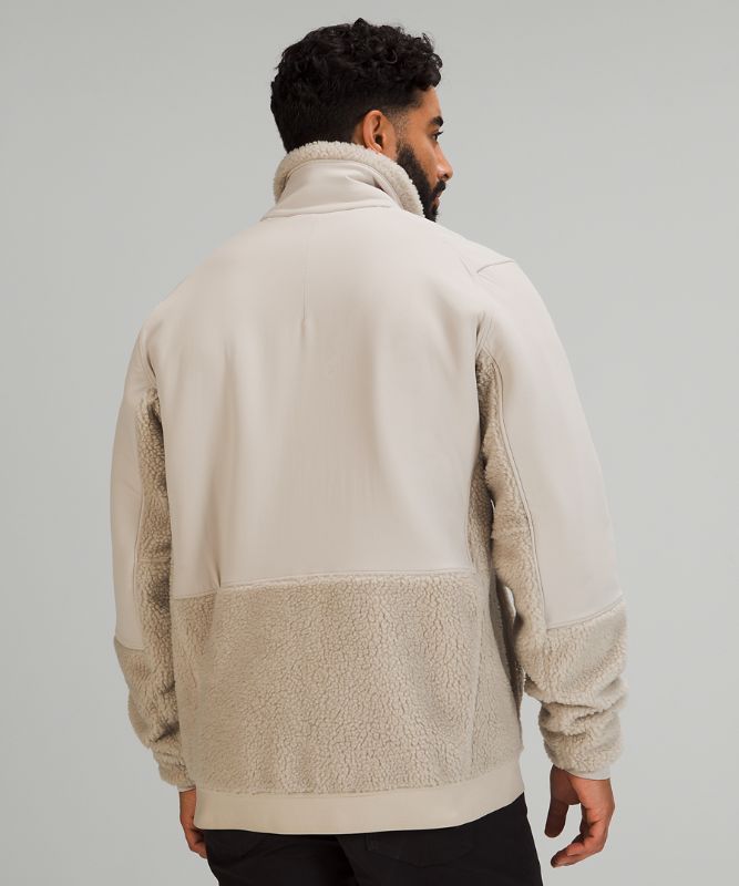 Chaquetas De Lana Lululemon Textured Online Only Hombre Beige | 43607-KZWQ