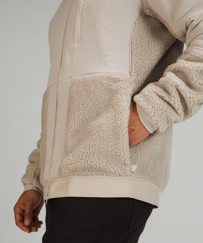 Chaquetas De Lana Lululemon Textured Online Only Hombre Beige | 43607-KZWQ