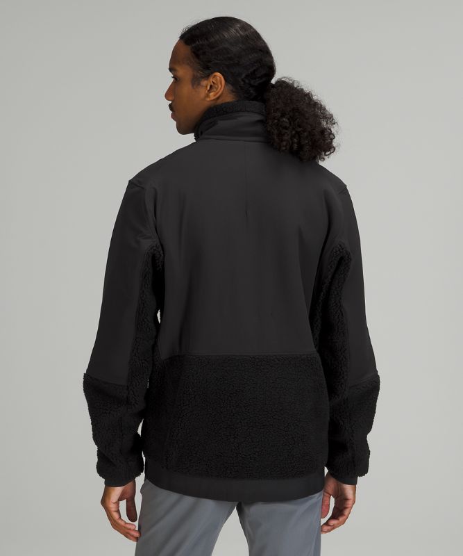 Chaquetas De Lana Lululemon Textured Online Only Hombre Negros | 89721-ILOQ