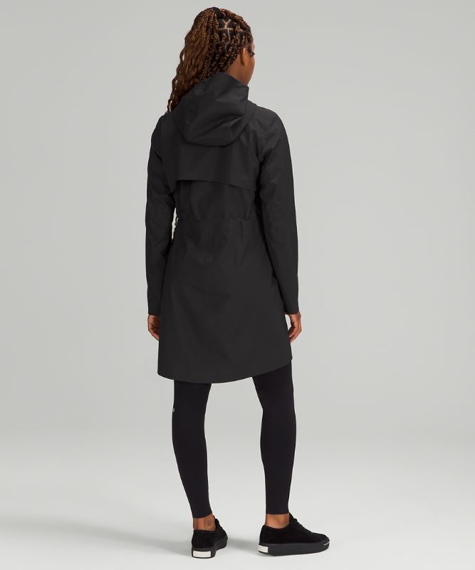 Chaquetas De Lluvia Lululemon Rebel Mujer Negros | 81732-EPXL