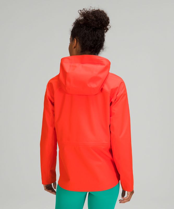 Chaquetas De Lluvia Lululemon StretchSeal Relaxed-Fit Mujer Rojos | 91740-LEGJ