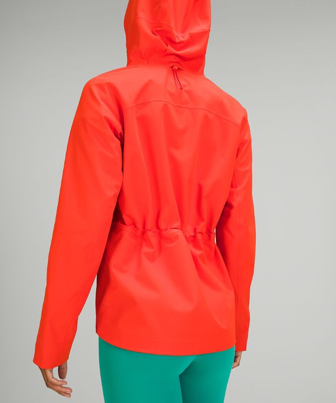 Chaquetas De Lluvia Lululemon StretchSeal Relaxed-Fit Mujer Rojos | 91740-LEGJ