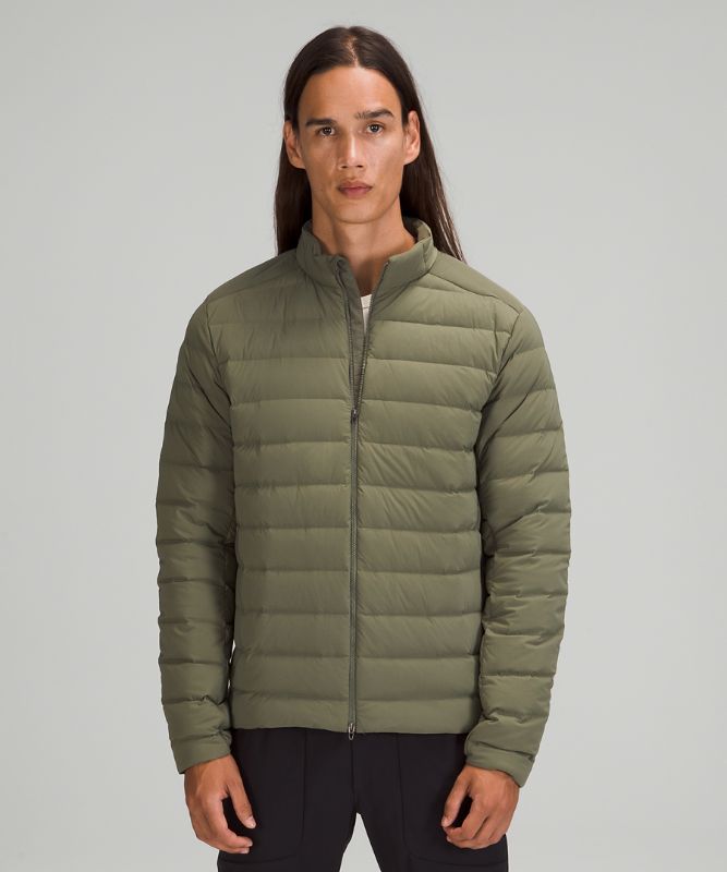 Chaquetas De Plumas Lululemon Navigation Stretch Hombre Verde Oliva | 98162-ZLFJ