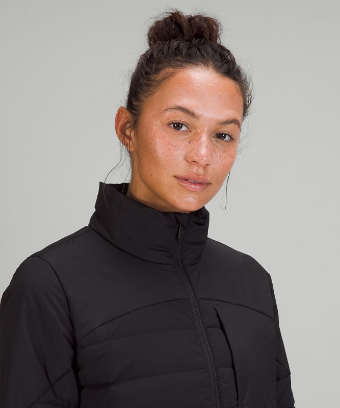 Chaquetas De Plumas Lululemon Navigation Stretch Mujer Negros | 53890-RWQS