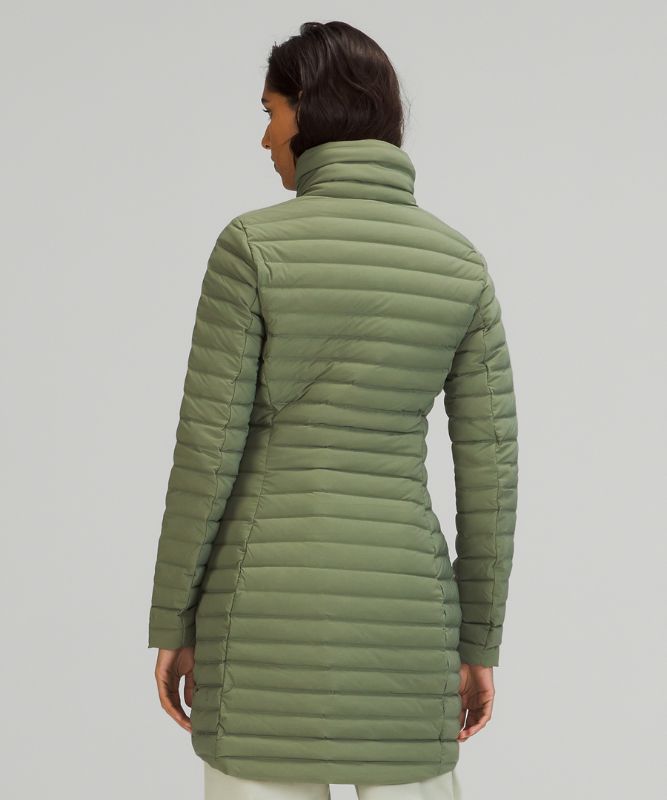 Chaquetas De Plumas Lululemon Pack It Long Mujer Verdes | 72418-BJUT