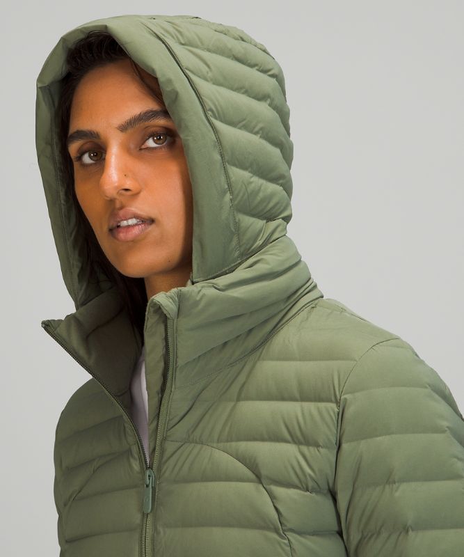 Chaquetas De Plumas Lululemon Pack It Long Mujer Verdes | 72418-BJUT