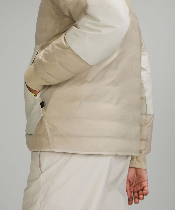 Chaquetas De Plumas Lululemon lululemon lab Filled Hombre Beige Blancos | 07321-KPIY