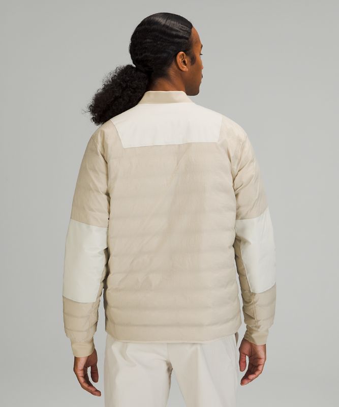 Chaquetas De Plumas Lululemon lululemon lab Filled Hombre Beige Blancos | 07321-KPIY