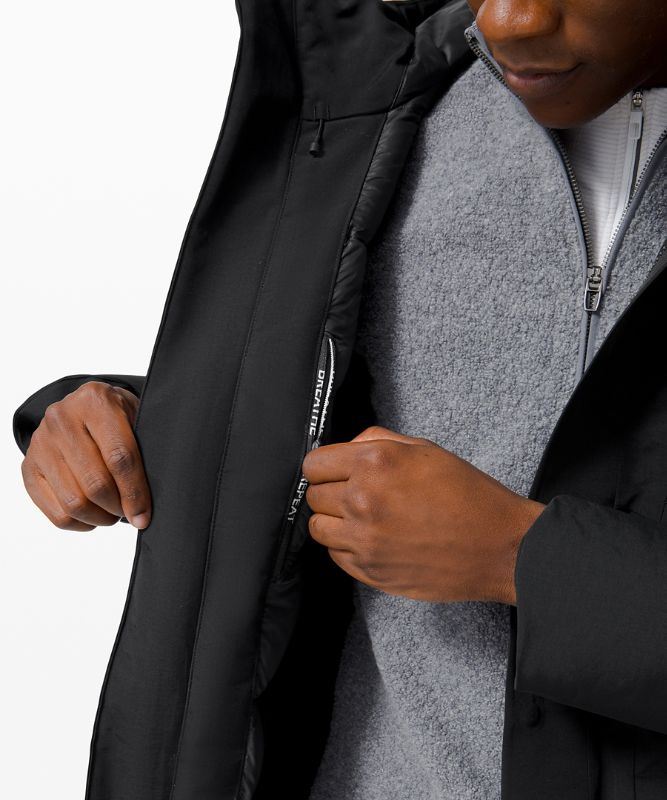 Chaquetas Parka Lululemon Cold City Parka Hombre Negros | 17236-RBFM