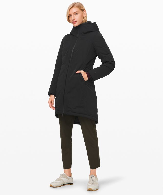 Chaquetas Parka Lululemon Snow Warrior Parka Mujer Negros | 85269-YJQK