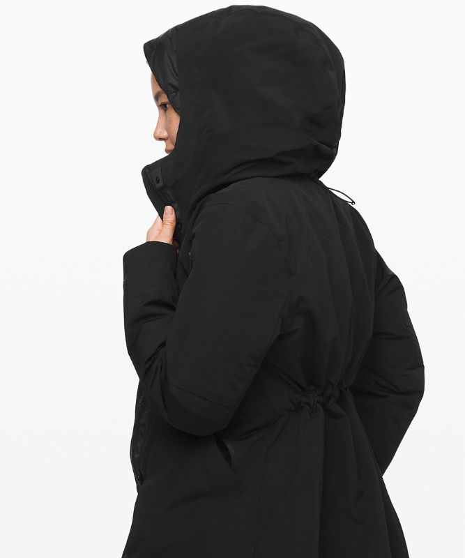 Chaquetas Parka Lululemon Winter Warrior 3-in-1 Parka Mujer Negros | 79452-NPKH