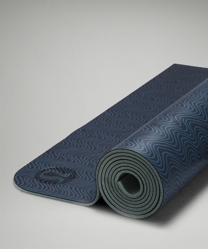 Colchonetas de Yoga Lululemon Arise Mat 5mm Made with FSC-Certified Rubber Accessories Azul Marino Azules Blancos | 05372-URVT