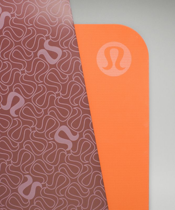 Colchonetas de Yoga Lululemon The Reversible Mat 5mm Print Accessories Rojos Rosas Coral | 09534-NOXG