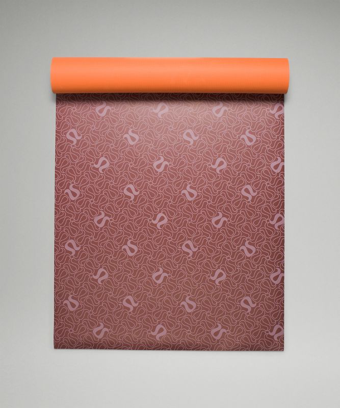 Colchonetas de Yoga Lululemon The Reversible Mat 5mm Print Accessories Rojos Rosas Coral | 09534-NOXG