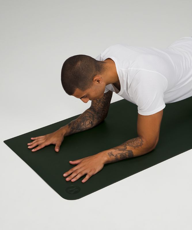 Colchonetas de Yoga Lululemon The Reversible Mat 5mm Textured Accessories Verdes | 96315-AMTQ