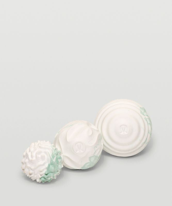 Equipo Lululemon Release and Recover Ball Set Accessories Verdes Blancos | 19567-ZVFN