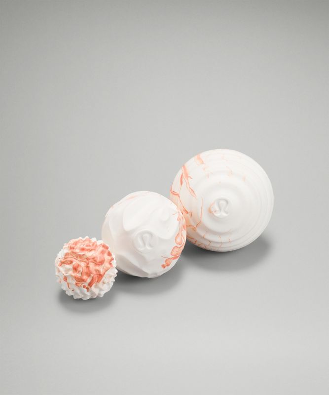 Equipo Lululemon Release and Recover Ball Set Accessories Rosas Blancos | 76135-VEPK