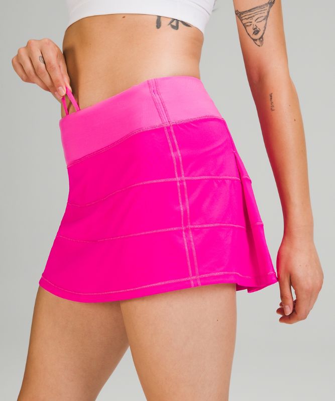 Falda Lululemon Pace Rival Mid-Rise Skirt Mujer Rosas | 48523-JNIG