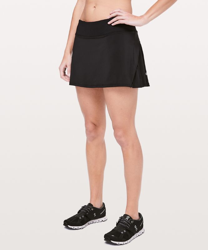 Falda Lululemon Play Off the Pleats Skirt Mujer Negros | 89367-KVCU