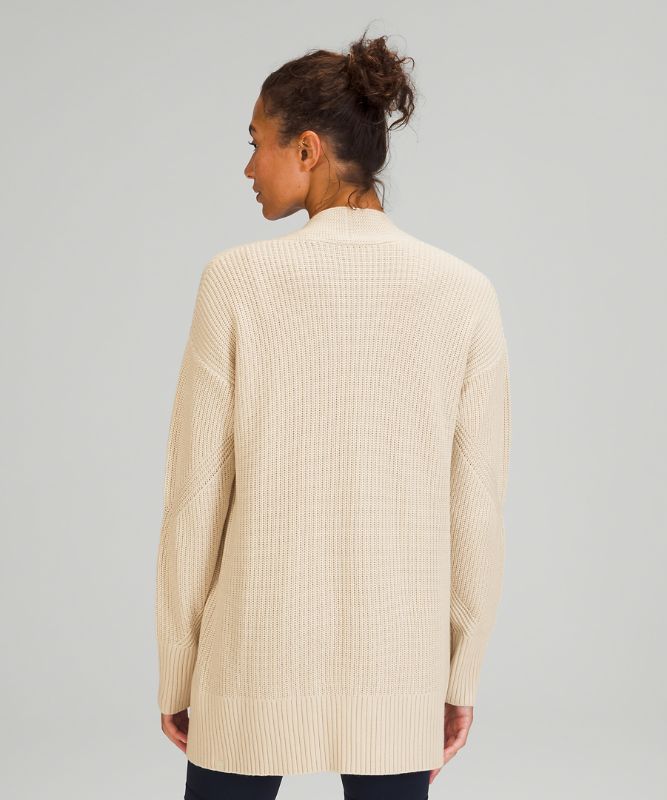 Jerséis Lululemon Cashlu Sweater Wrap Mujer Blancos | 24783-AEWN