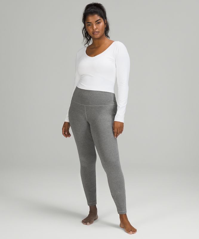 Leggins Lululemon Wunder Lounge SHR Tight Mujer Grises | 27986-RTUP