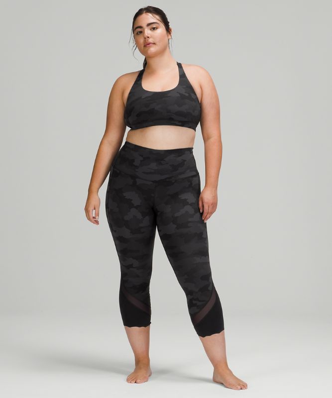 Leggins Lululemon Wunder Under Scalloped Hem High-Rise Crop 23