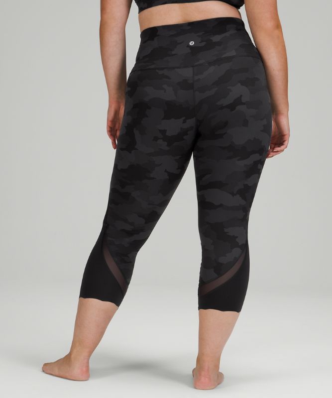 Leggins Lululemon Wunder Under Scalloped Hem High-Rise Crop 23