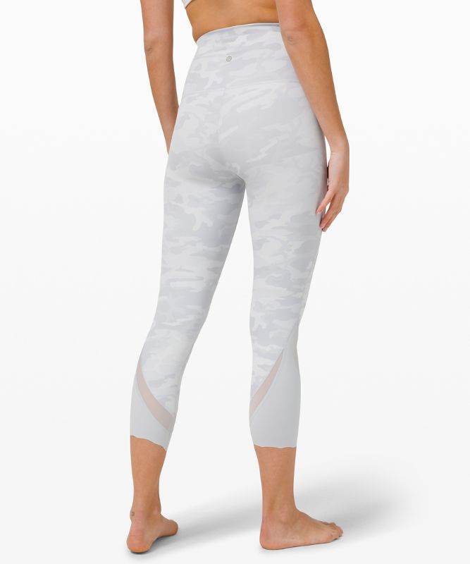 Leggins Lululemon Wunder Under Scalloped Hem High-Rise Crop 23