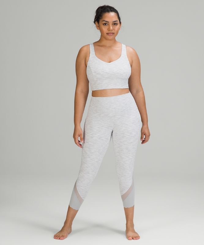 Leggins Lululemon Wunder Under Scalloped Hem High-Rise Crop 23