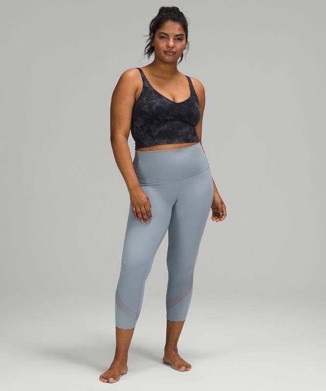 Leggins Lululemon Wunder Under Scalloped Hem High-Rise Crop 23