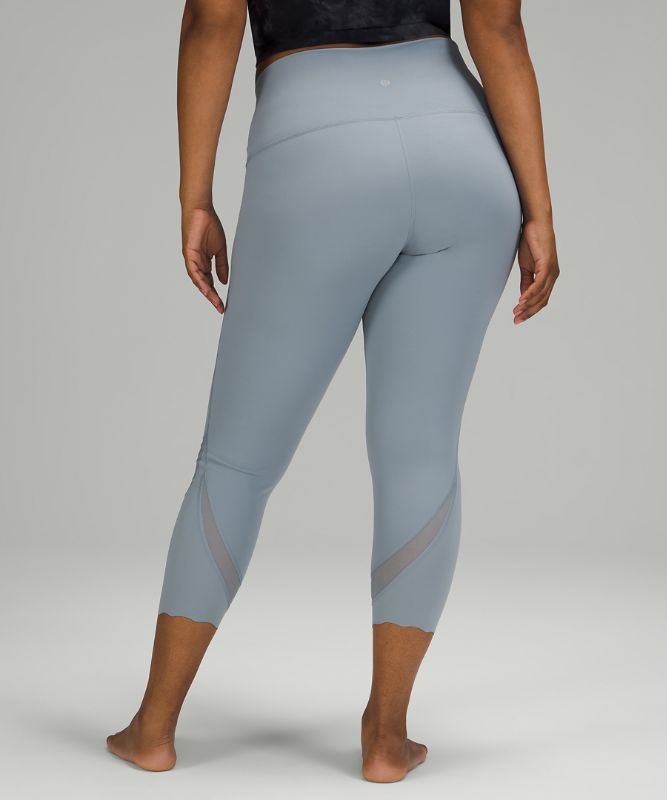 Leggins Lululemon Wunder Under Scalloped Hem High-Rise Crop 23