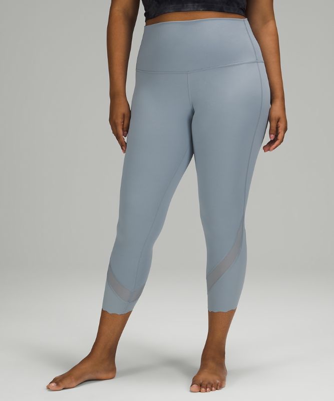 Leggins Lululemon Wunder Under Scalloped Hem High-Rise Crop 23\