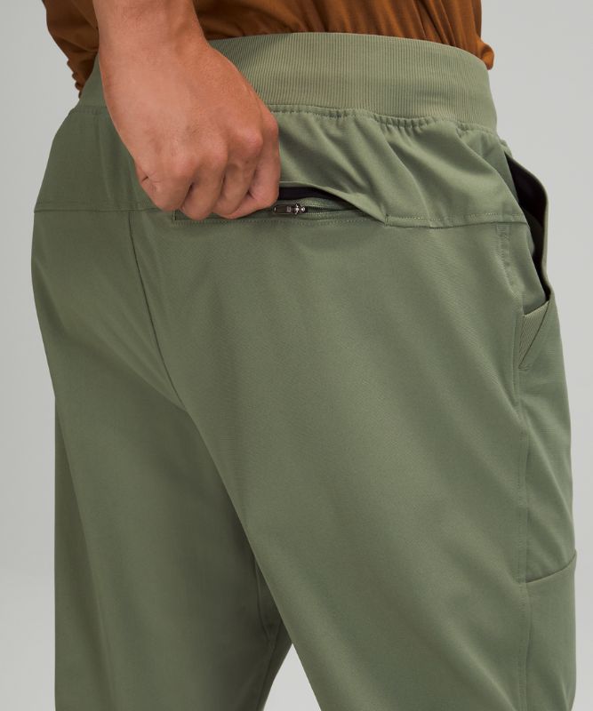 Pantalon Jogger Lululemon ABC Shorter Length Warpstreme Online Only Hombre Verdes | 40327-ZNCW