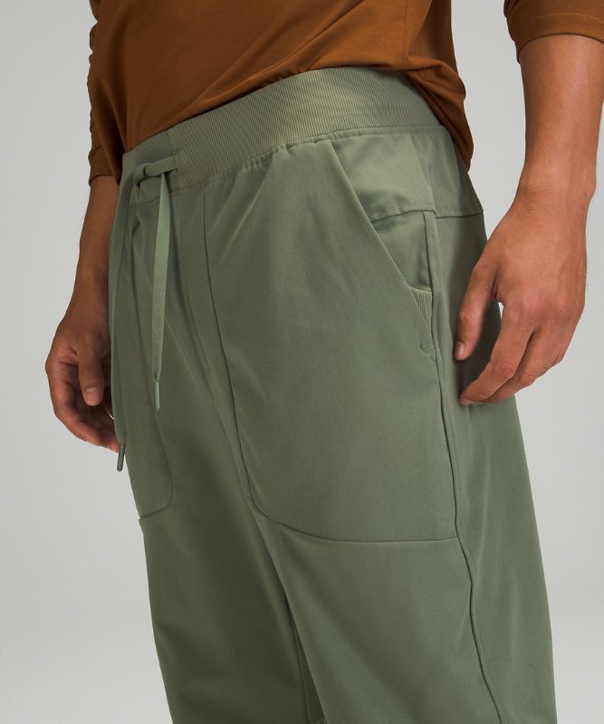 Pantalon Jogger Lululemon ABC Shorter Length Warpstreme Online Only Hombre Verdes | 40327-ZNCW