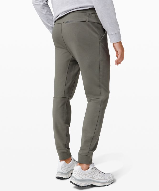 Pantalon Jogger Lululemon City Sweat Shorter Hombre Grises Verde Oliva | 87042-FSIH