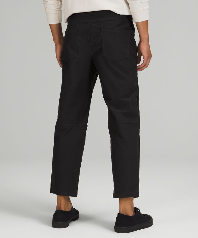 Pantalon Lululemon ABC Crop Relaxed Hombre Negros | 36450-QCKS