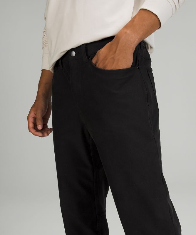 Pantalon Lululemon ABC Crop Relaxed Hombre Negros | 36450-QCKS