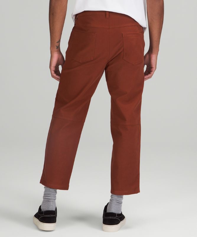 Pantalon Lululemon ABC Crop Relaxed Hombre Marrom | 26150-NTOL