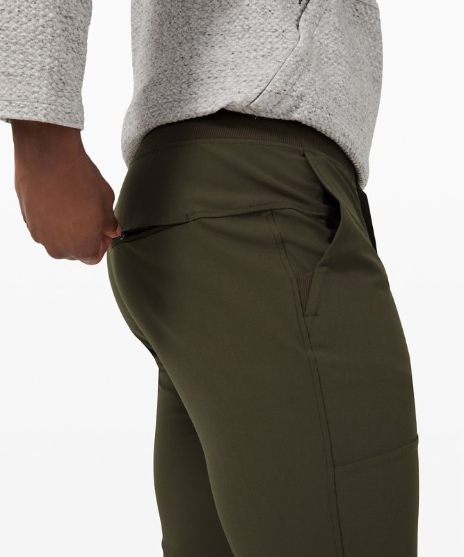 Pantalon Lululemon ABC Skinny-Fit Warpstreme Online Only Hombre Verde Oliva Oscuro | 76823-UFAS